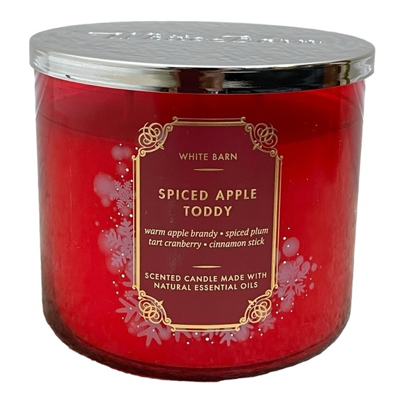 Bath & Body Works Bath & Body White Barn Spiced Apple Toddy Candle